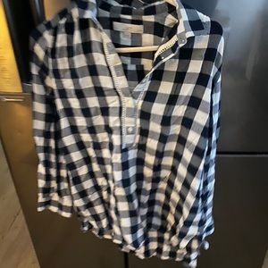 LOFT Buffalo print pullover